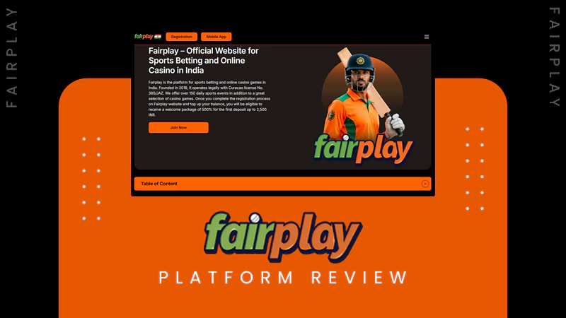 fairplay Official Platform, fairplay signup, fairplay